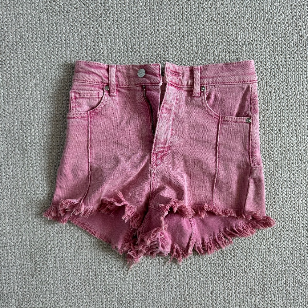 Revice Denim Venus Pink Shorts